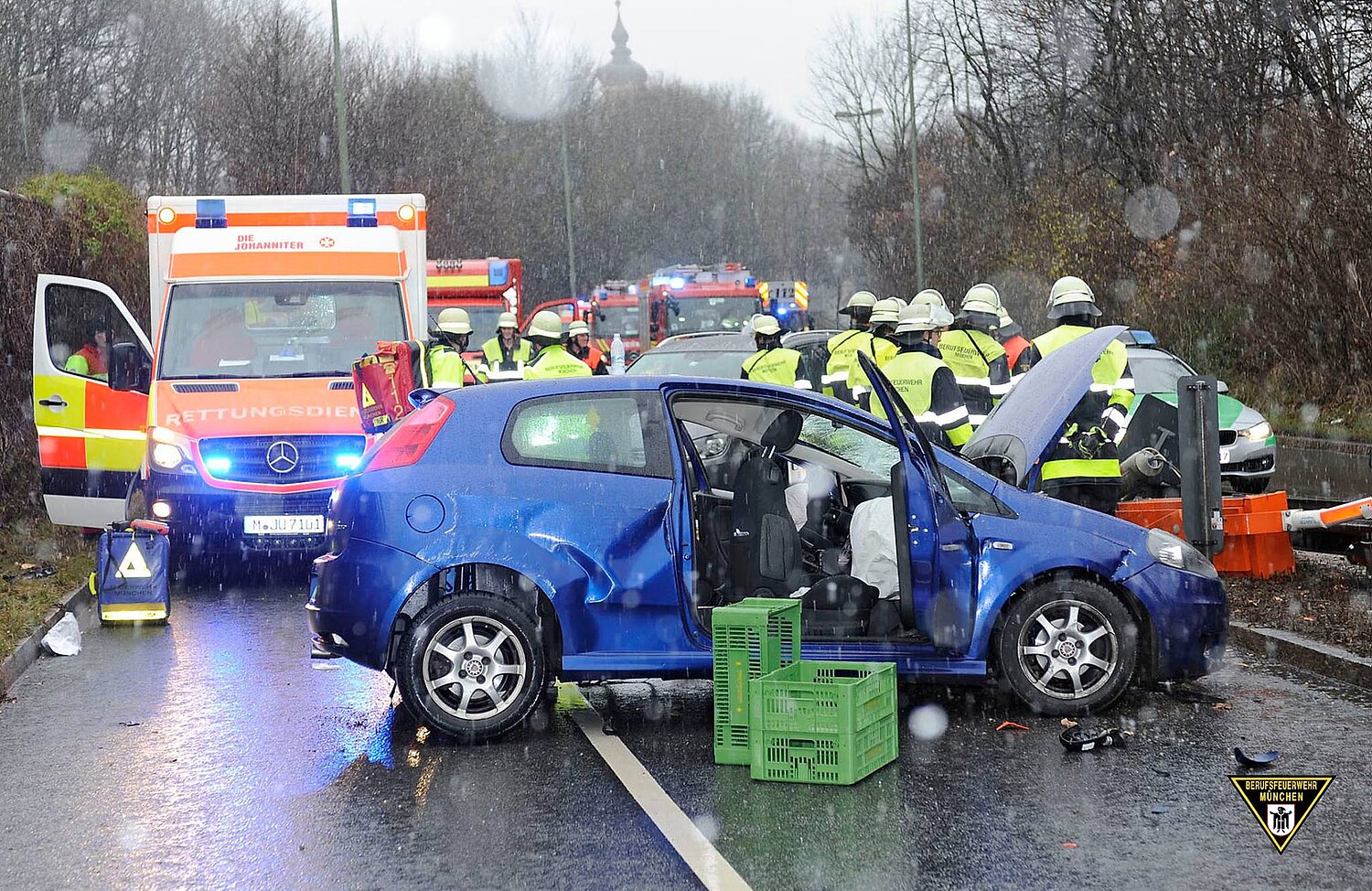 Verkehrsunfall auf der Brudermühlstraße