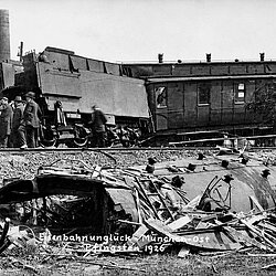 Die Eisenbahnkatastrophe in München